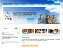 Tablet Screenshot of couple-enfant.org